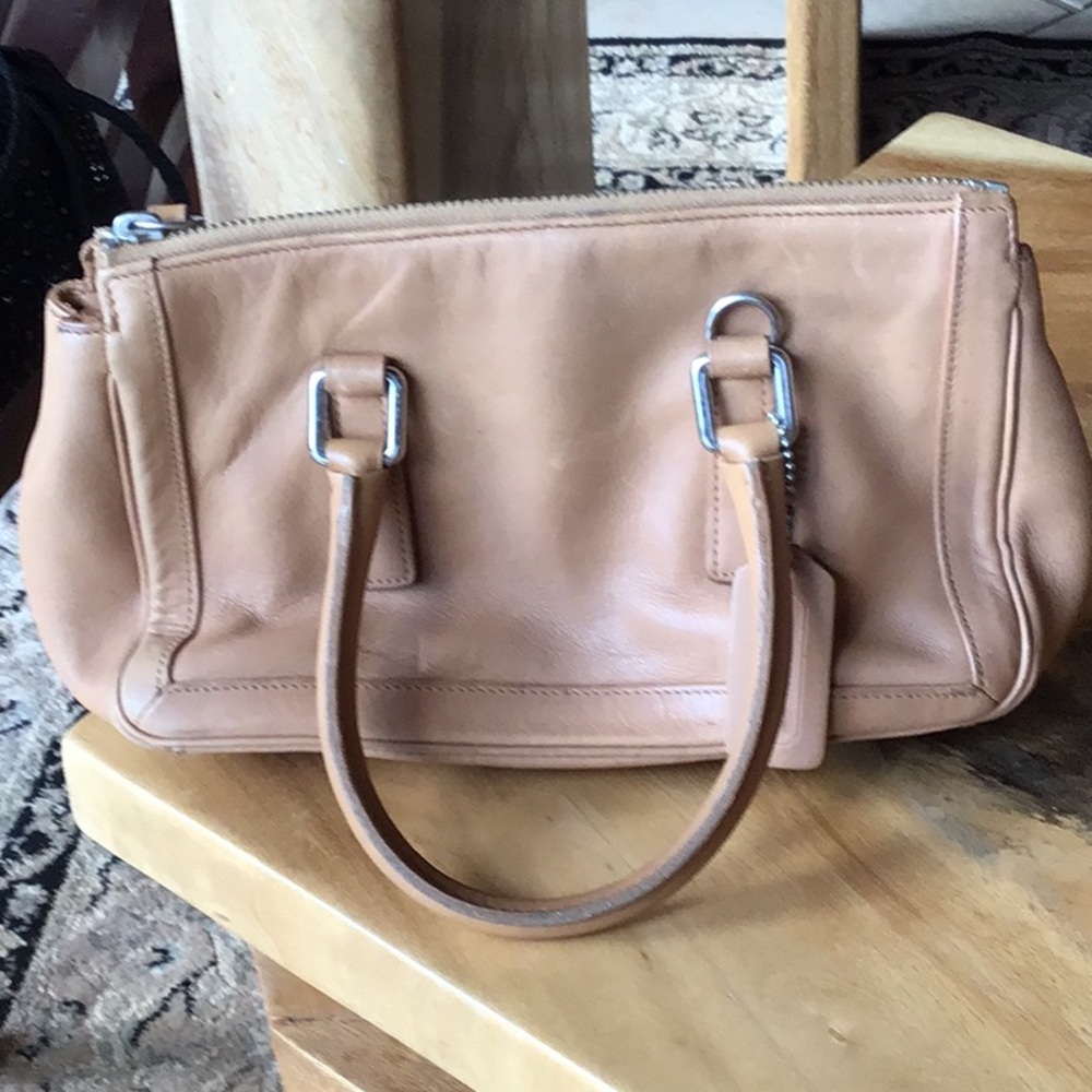 Coach #Beige bag